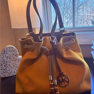 MK Michael Kors Marina Drawstring Bucket Bag